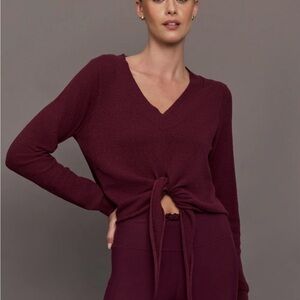 Carbon38 knot front sweater - fig